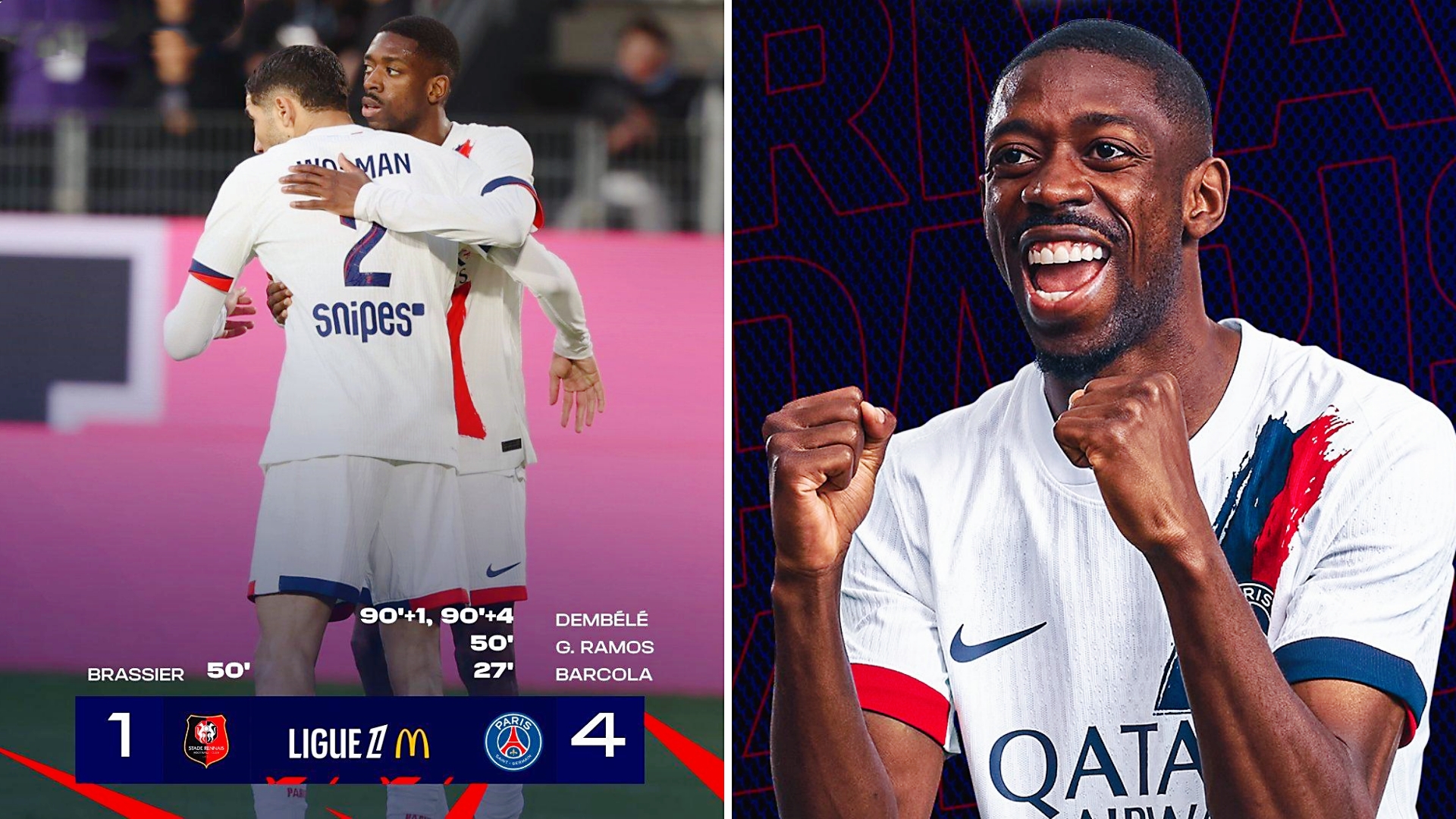 IM体育数据分析平台-雷恩主场逆转取胜,欧战资格有望